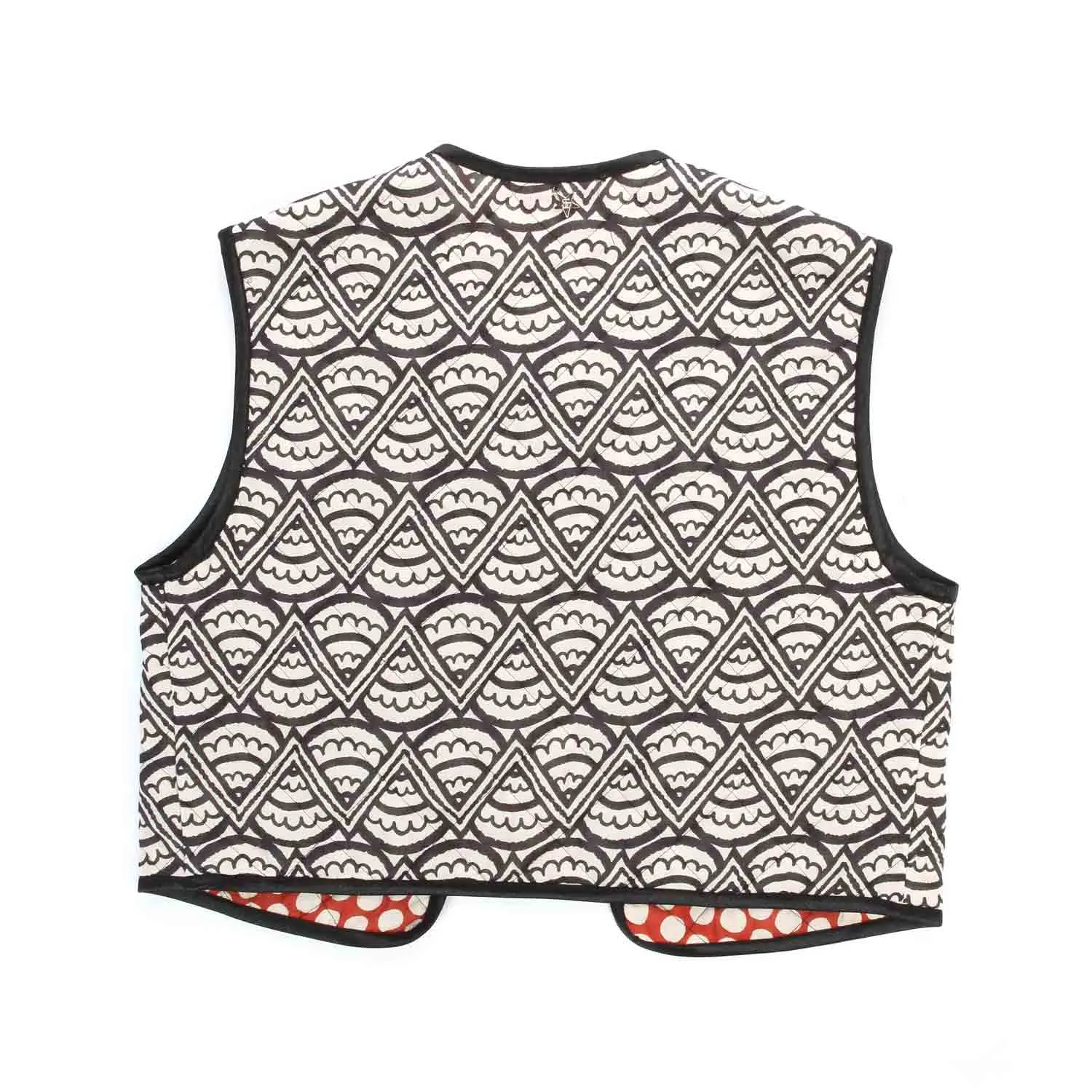 Gilet Trapuntato In Doppia Fantasia Donna E Teen