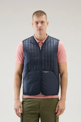 Gilet trapuntato in Pertex Quantum riciclato                                                                                Melt