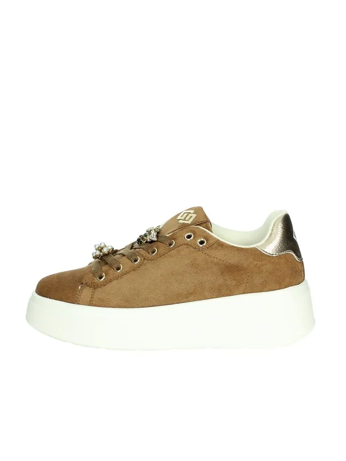GOLD & GOLD  SNEAKERS BASSA GB879 CUOIO