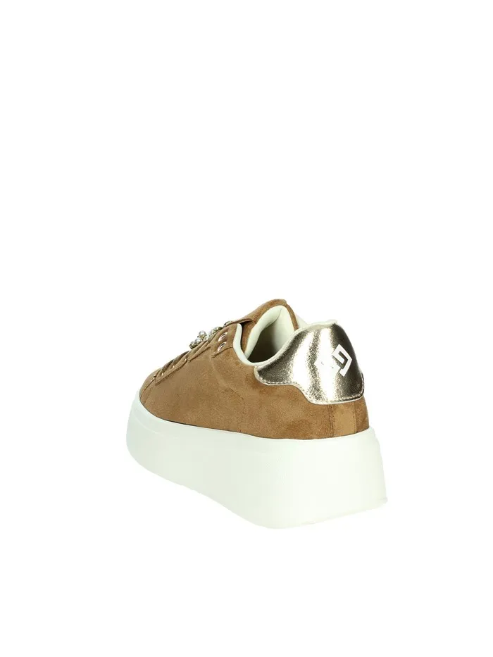 GOLD & GOLD  SNEAKERS BASSA GB879 CUOIO