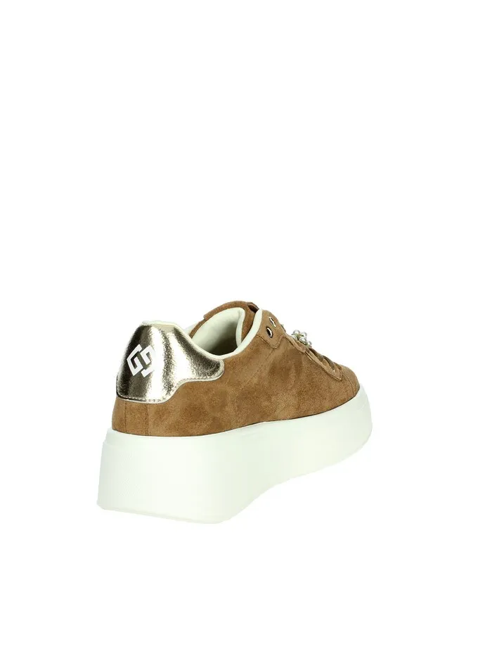 GOLD & GOLD  SNEAKERS BASSA GB879 CUOIO