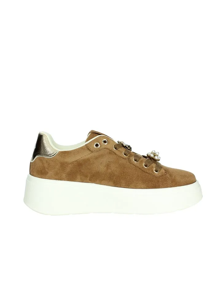 GOLD & GOLD  SNEAKERS BASSA GB879 CUOIO