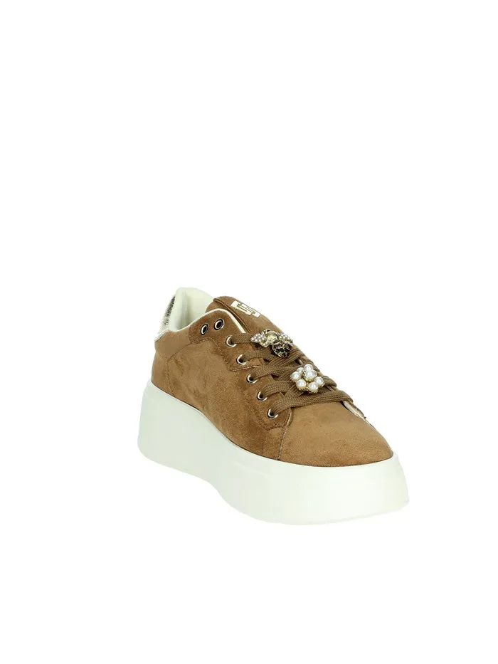 GOLD & GOLD  SNEAKERS BASSA GB879 CUOIO
