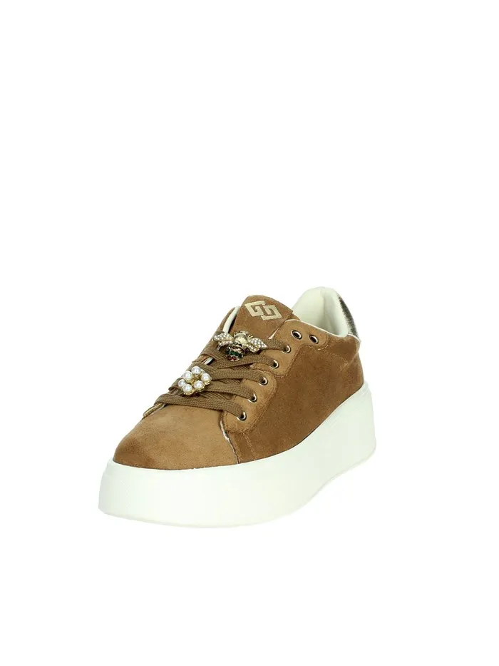 GOLD & GOLD  SNEAKERS BASSA GB879 CUOIO