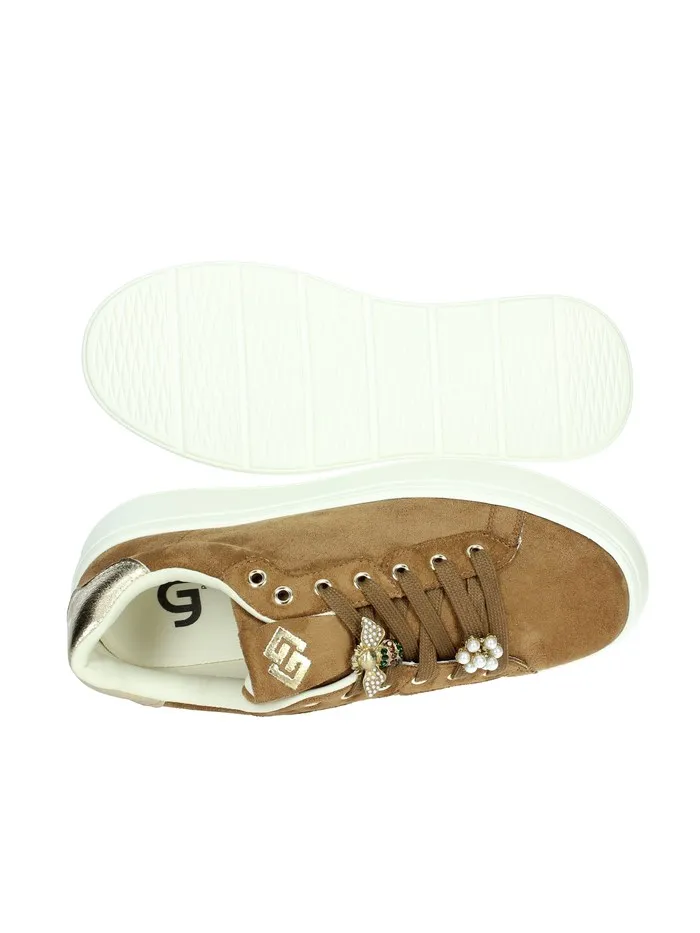 GOLD & GOLD  SNEAKERS BASSA GB879 CUOIO