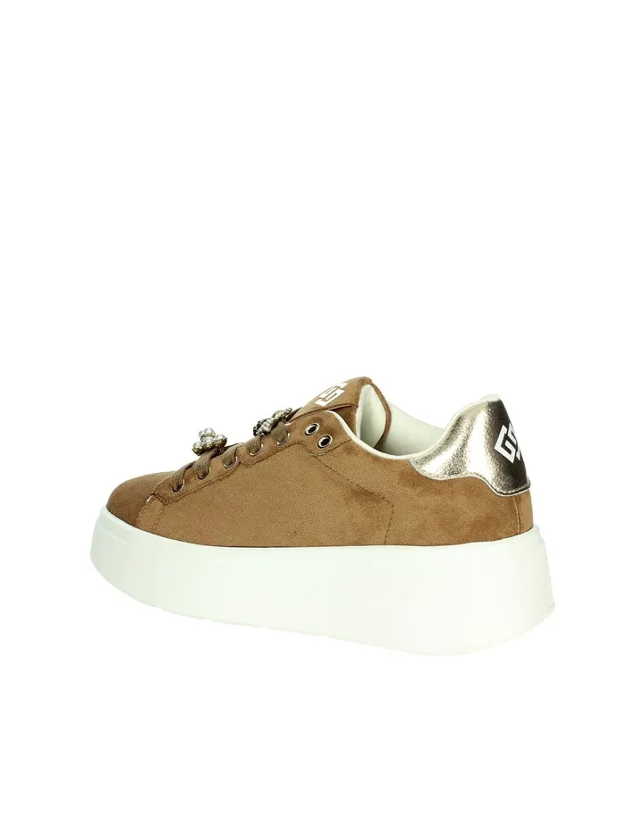 GOLD & GOLD  SNEAKERS BASSA GB879 CUOIO
