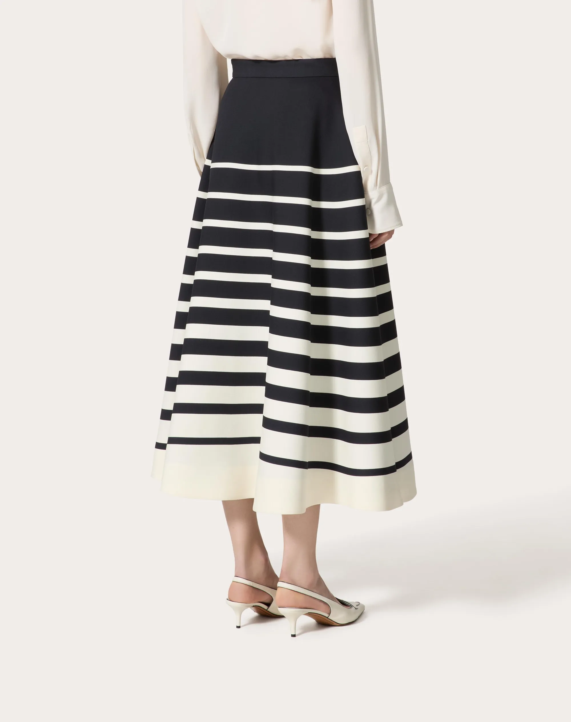GONNA MIDI IN CREPE COUTURE VALENTINO ROOMVIEW