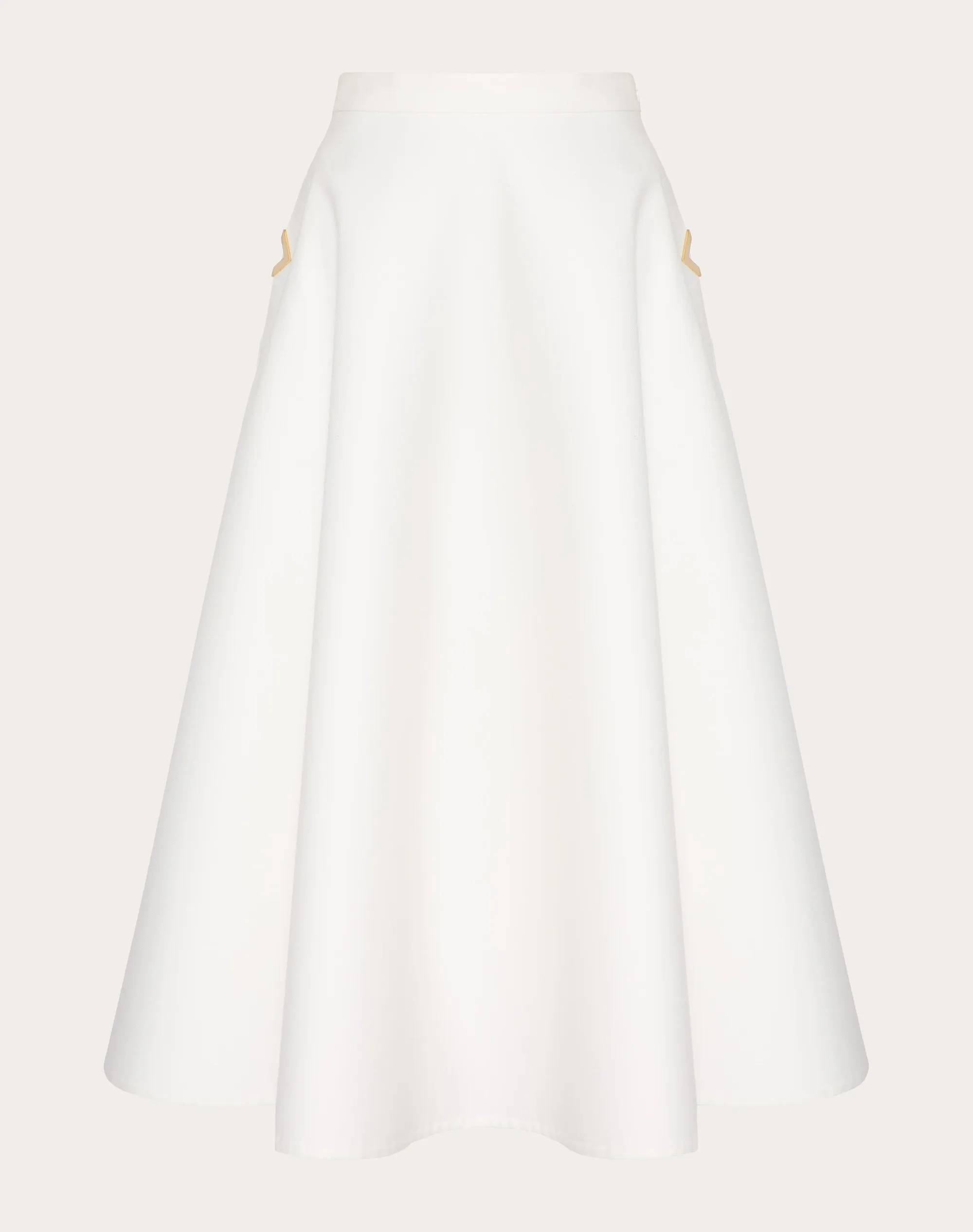 GONNA MIDI IN LIGHT DOUBLE SPLITTABLE GABARDINE