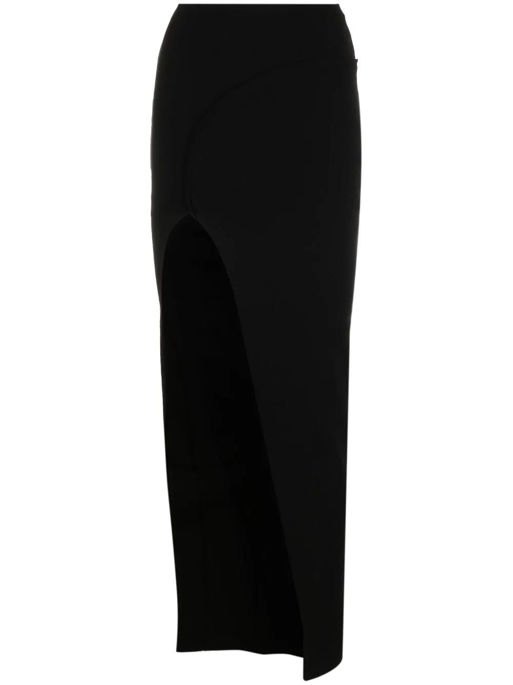 Gonna midi Theresa con inserti in nero - donna