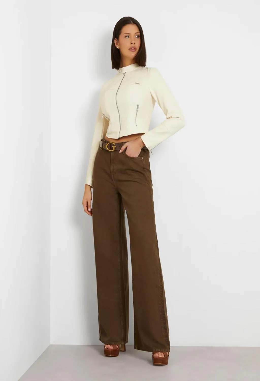 GUESS  biker beige