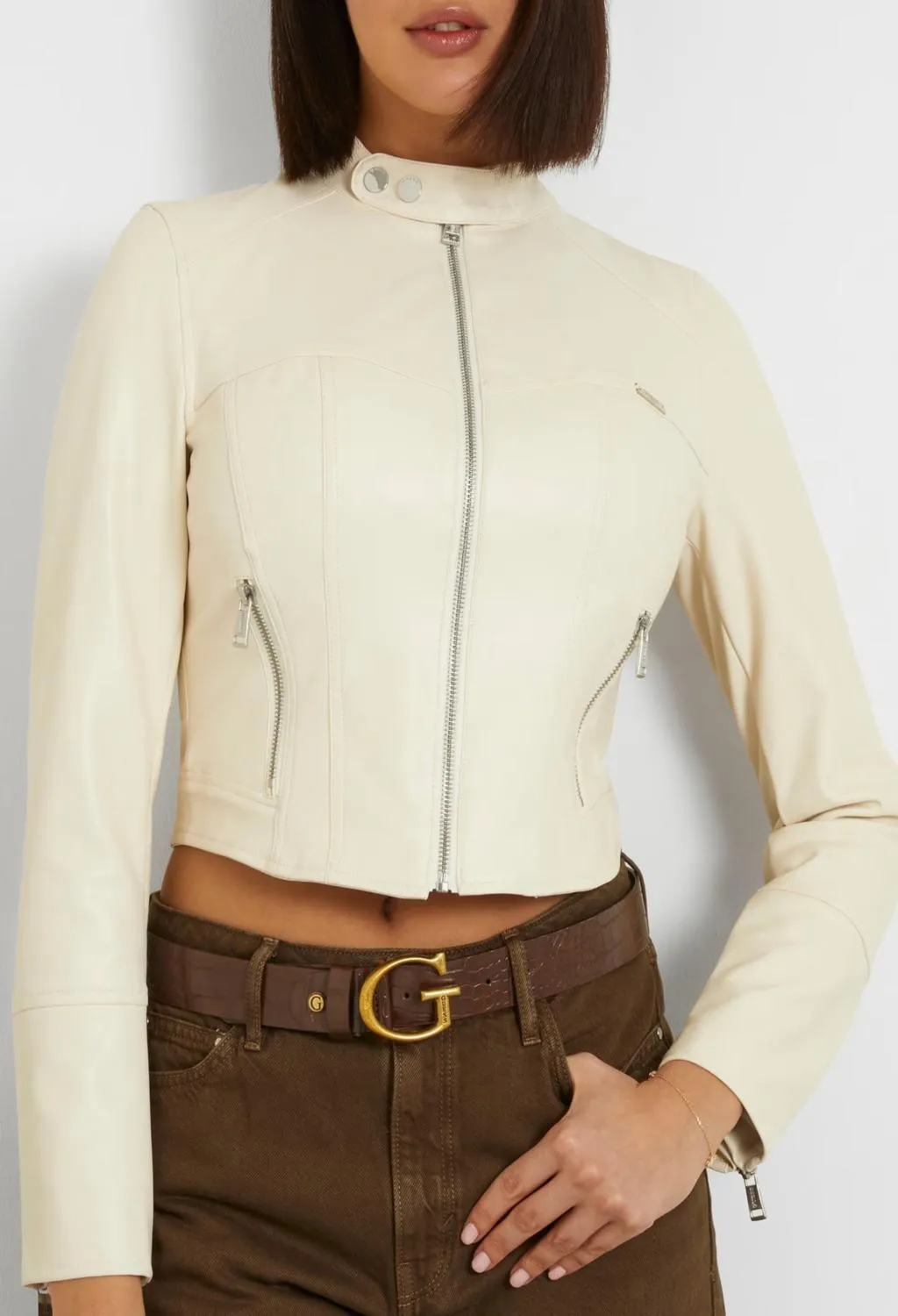 GUESS  biker beige