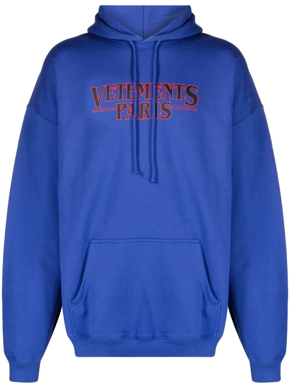 hoodie blu royal con logo