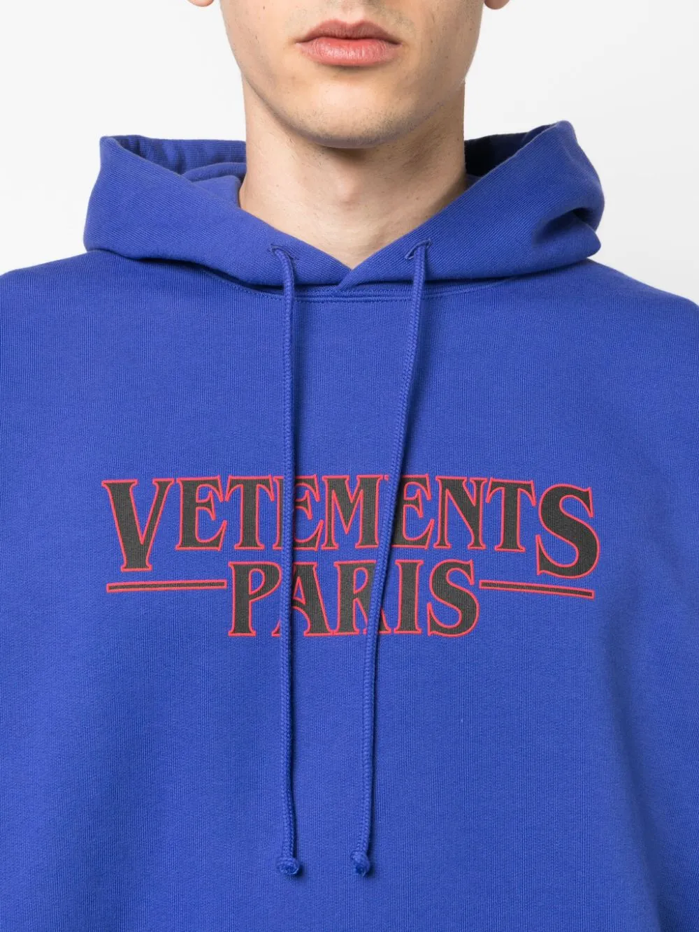 hoodie blu royal con logo