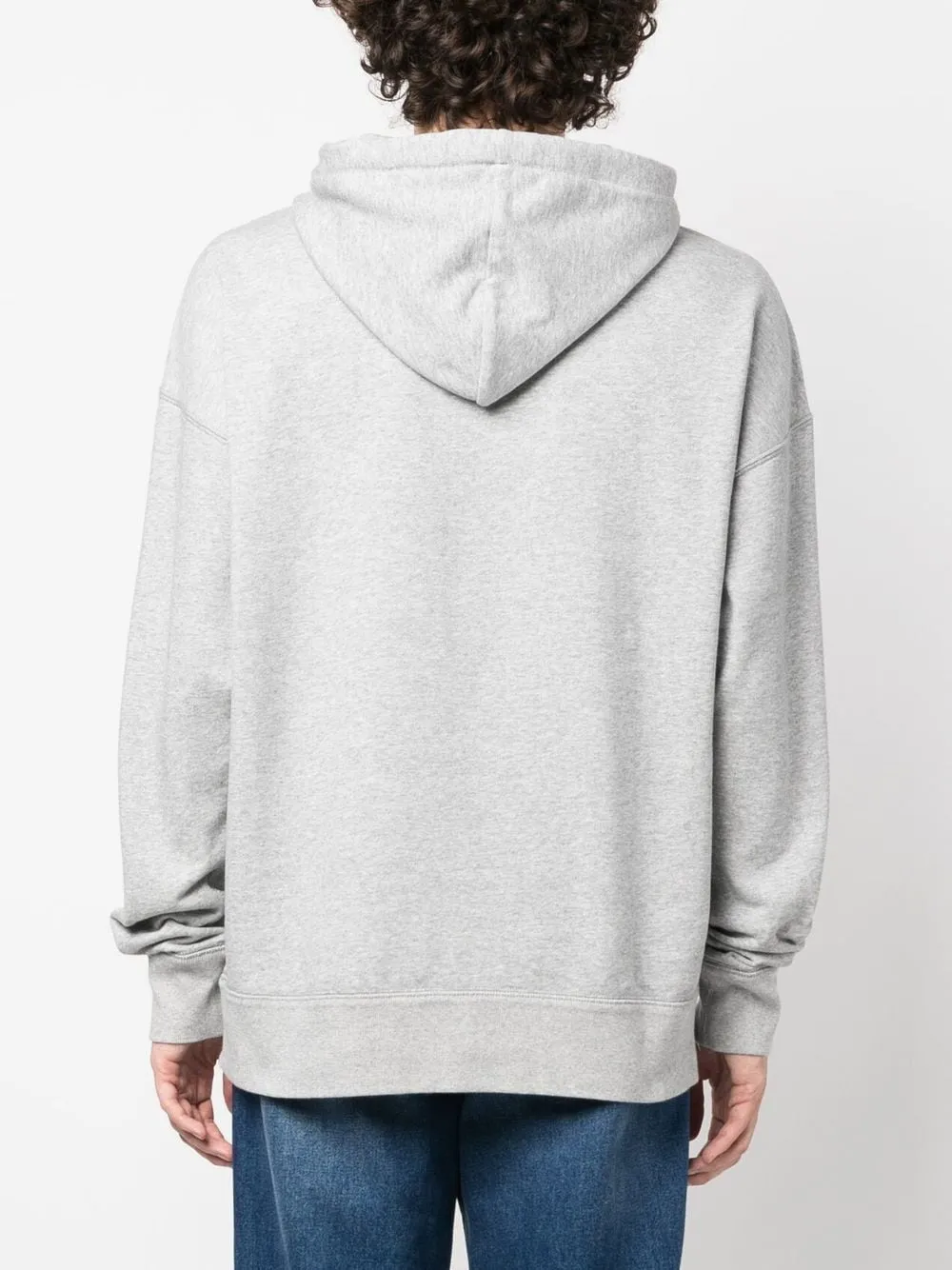 hoodie grigia con logo