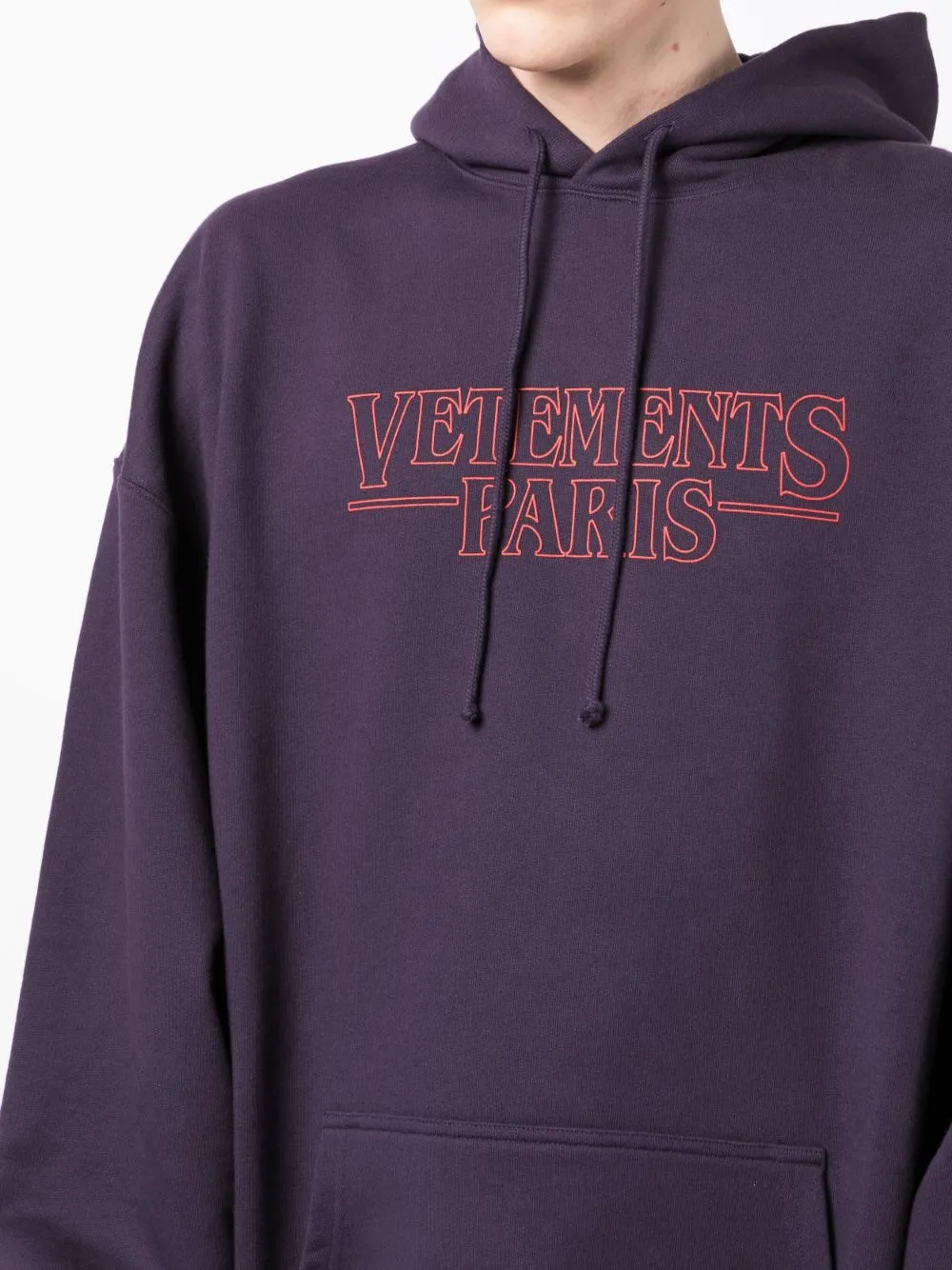 hoodie viola con logo