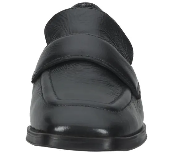 högl scarpe slip-on alla moda da donna in vera pelle 3-10 1800 0100 nero
