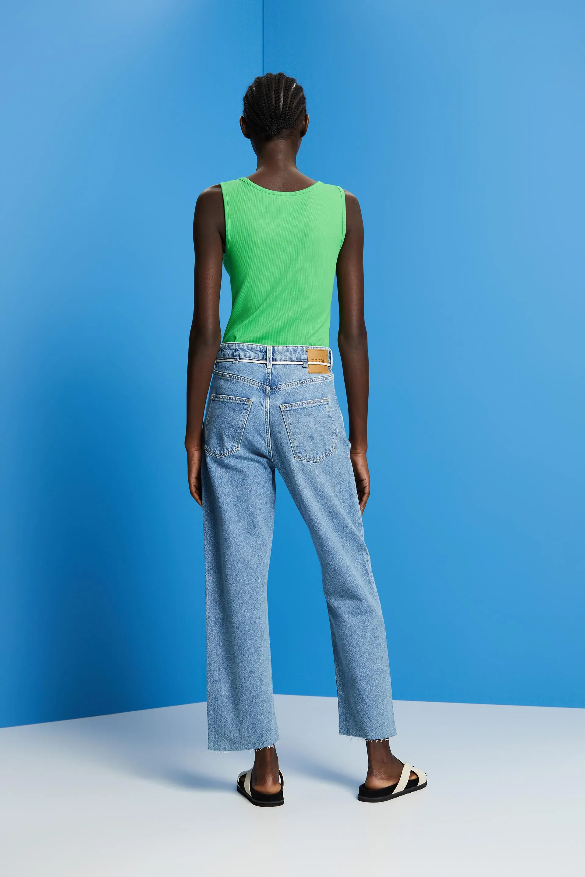 Jeans cropped dad fit