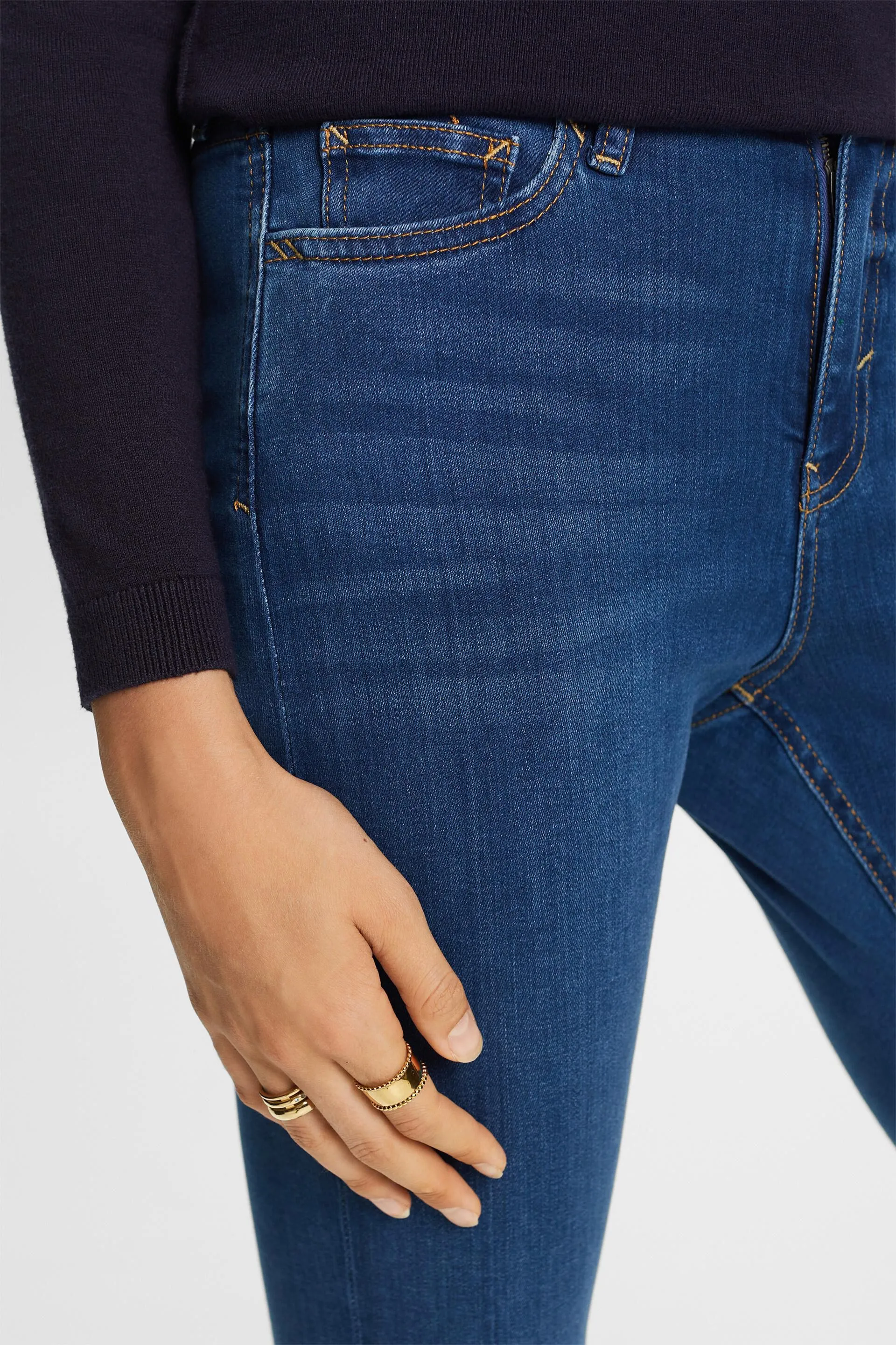 Jeans skinny a vita alta