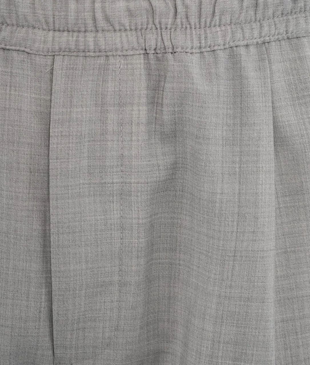 Joggers in lana vergine grigio grigio