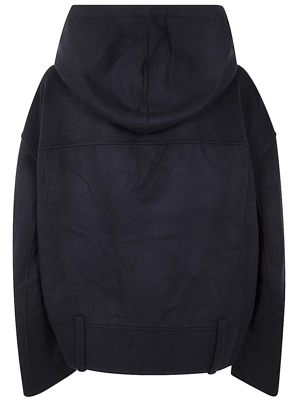 JW ANDERSON HOODED BIKER JACKET DOUBLE FACE