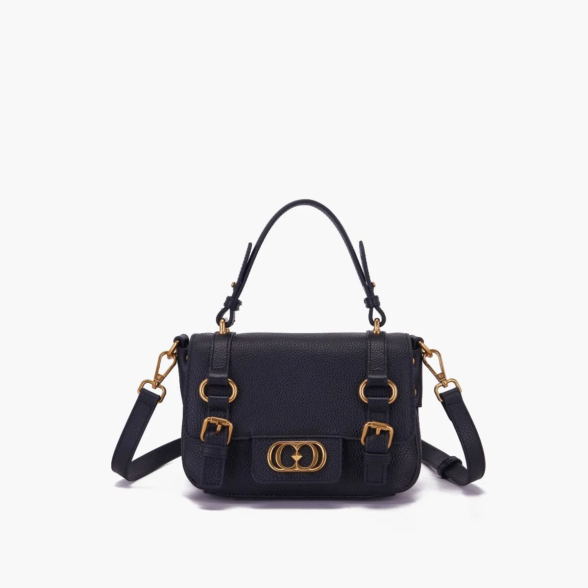 LA CARRIE BAG - BORSA SHOPPING MINI ATENA NERA