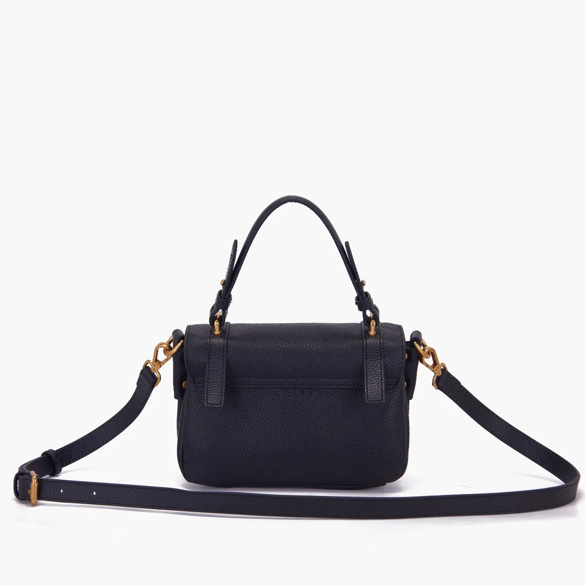 LA CARRIE BAG - BORSA SHOPPING MINI ATENA NERA