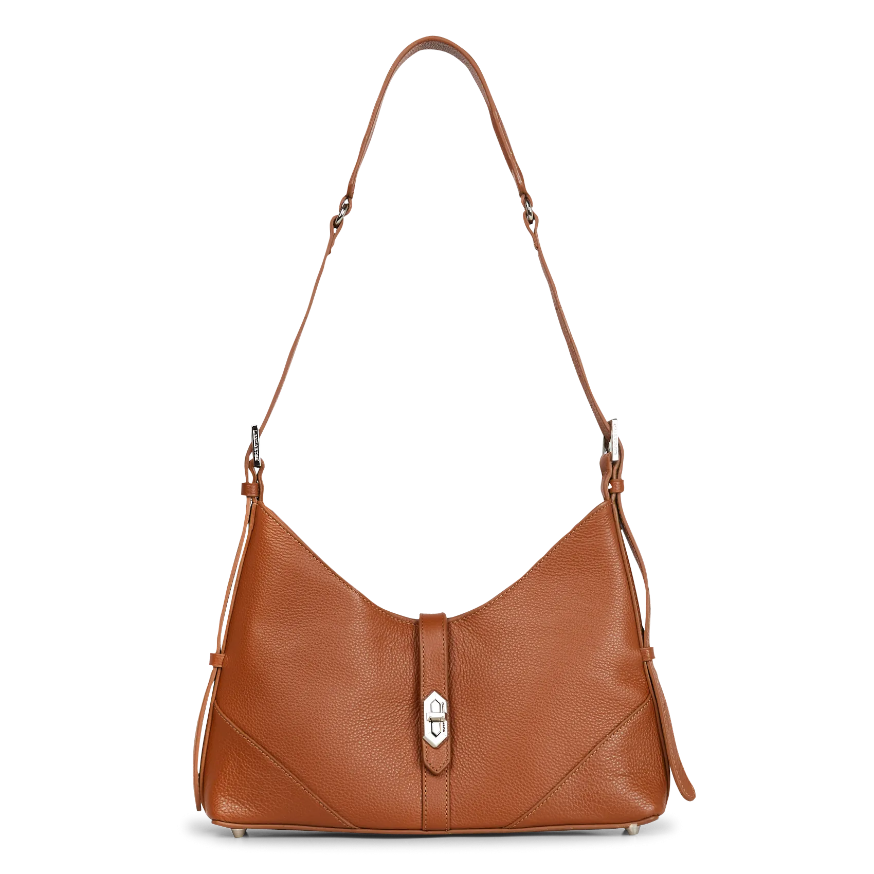  LANCASTER PARIS   MILANO DELTA - Borsa hobo in pelle martellata | Marrone