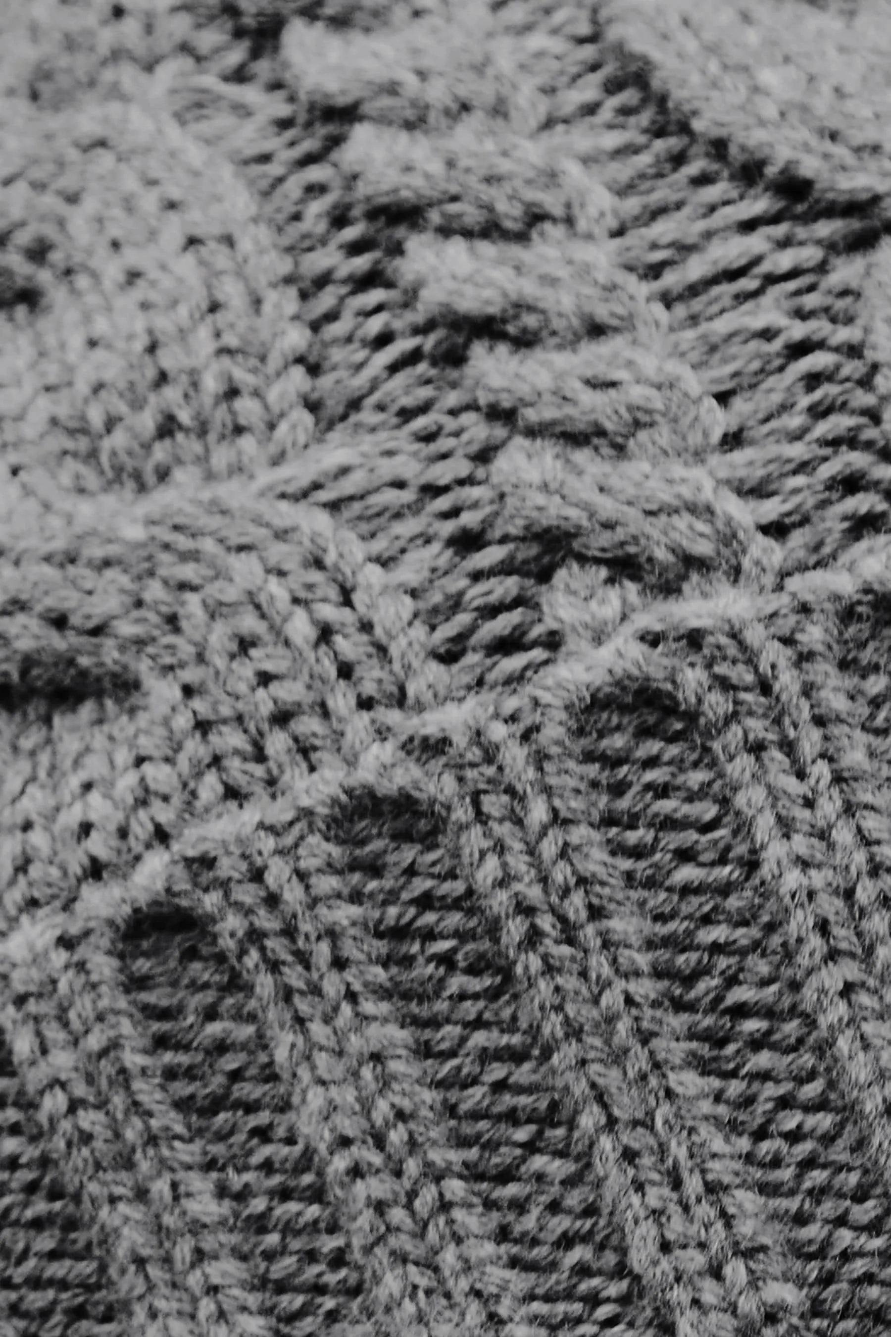 Lipsy Cappello comodo in maglia con pompon in pelliccia sintetica