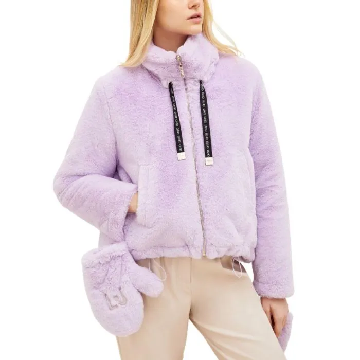 Liu Jo Giacca Reversibile In Nylon E Pelliccia Sintetica