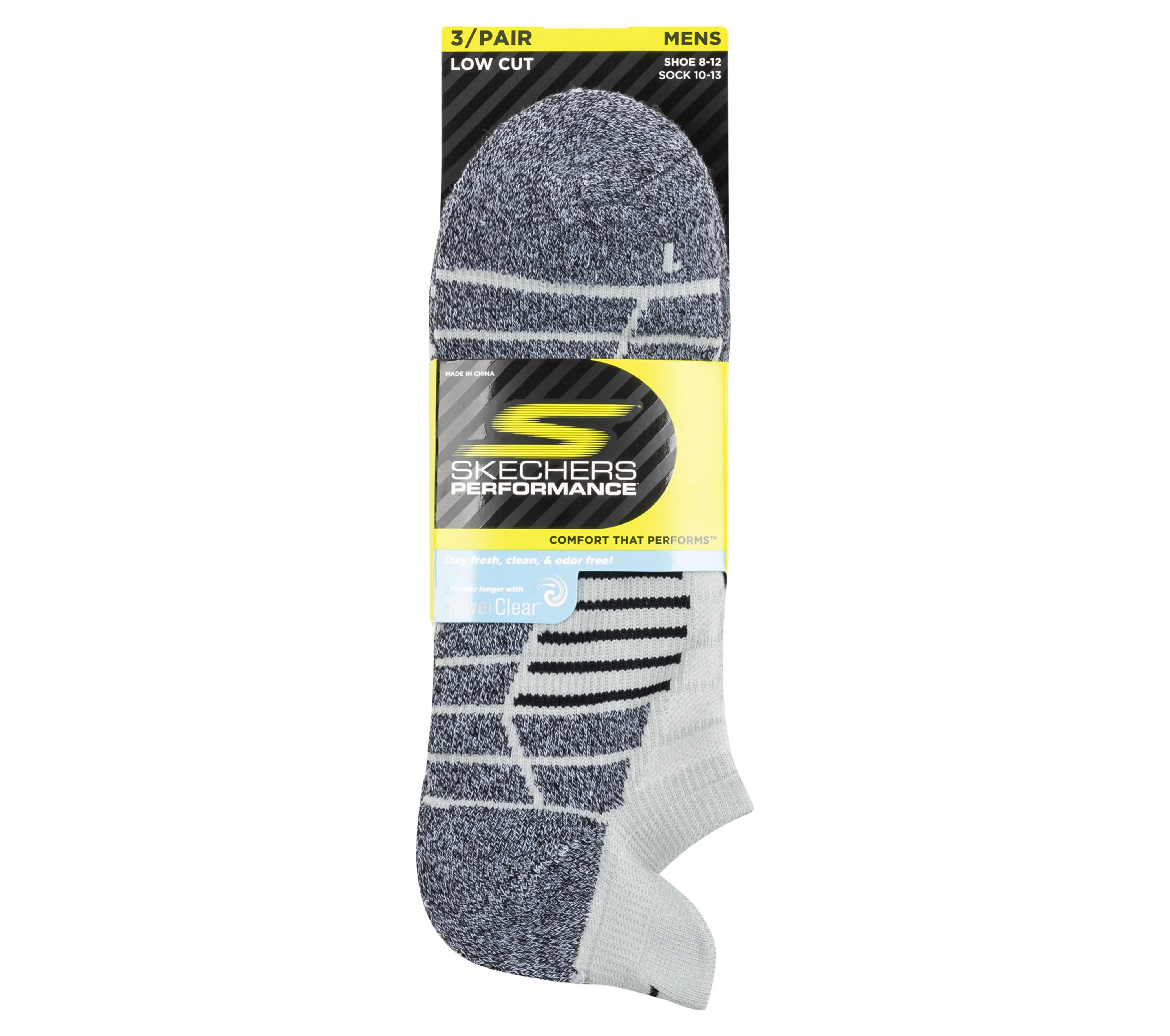 Low Cut PolyNylon Performance Socks - 3 Pack