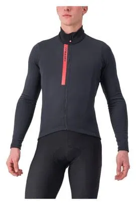 Maglia termica Castelli Entrata a maniche lunghe Nero/Rosso