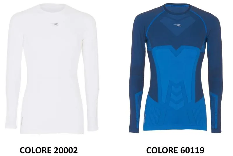 MAGLIA TERMICA DIADORA HIDDEN POWER LS T-SHIRT ACT MANICA LUNGA