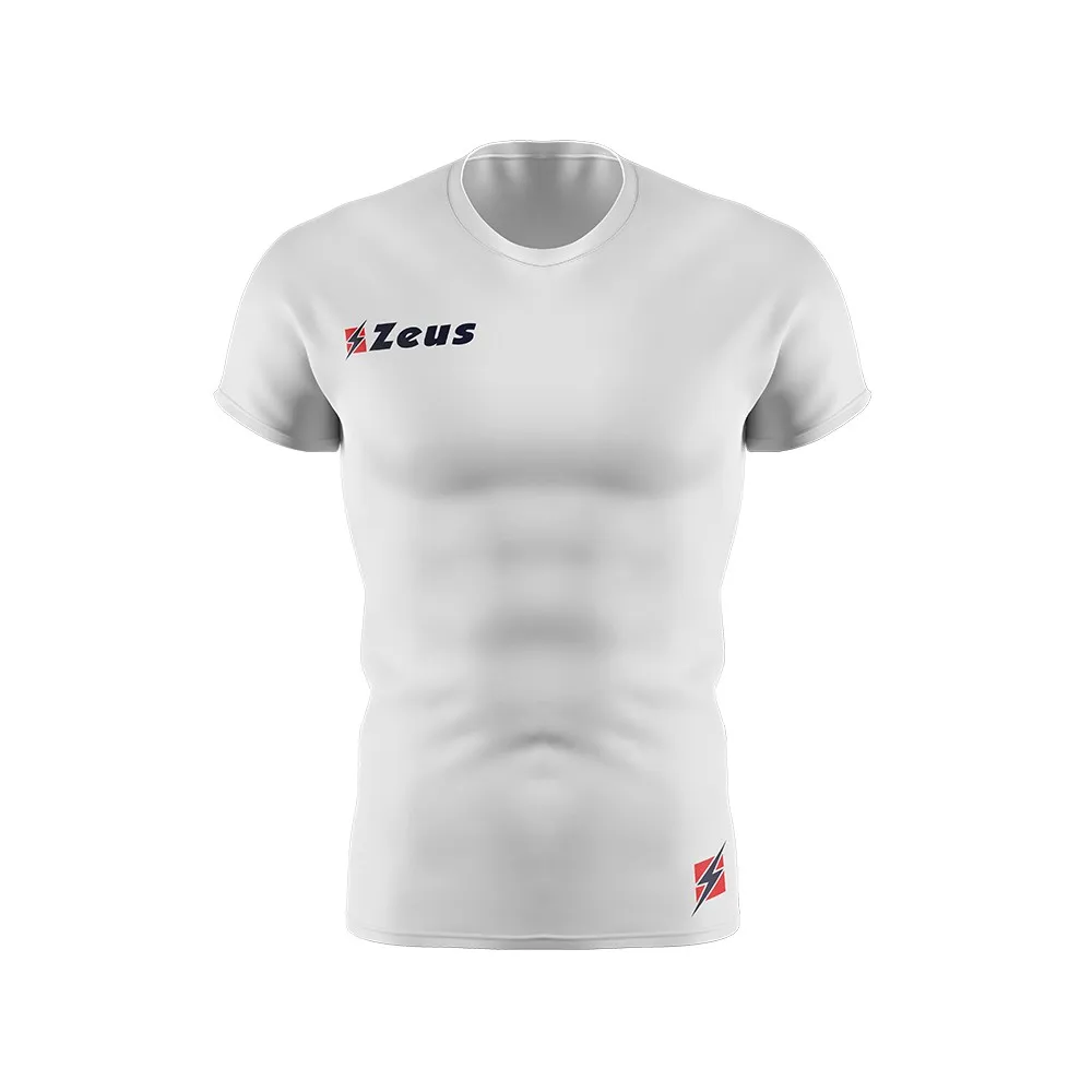 MAGLIA TERMICA FISIKO MANICA CORTA BIANCO ZEUS SPORT