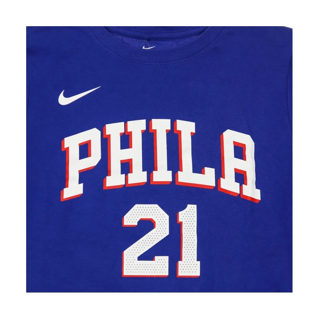 maglietta bambino nba number name tee icon edition no 21 joel embiid phi76e ORIGINAL TEAM COLORS