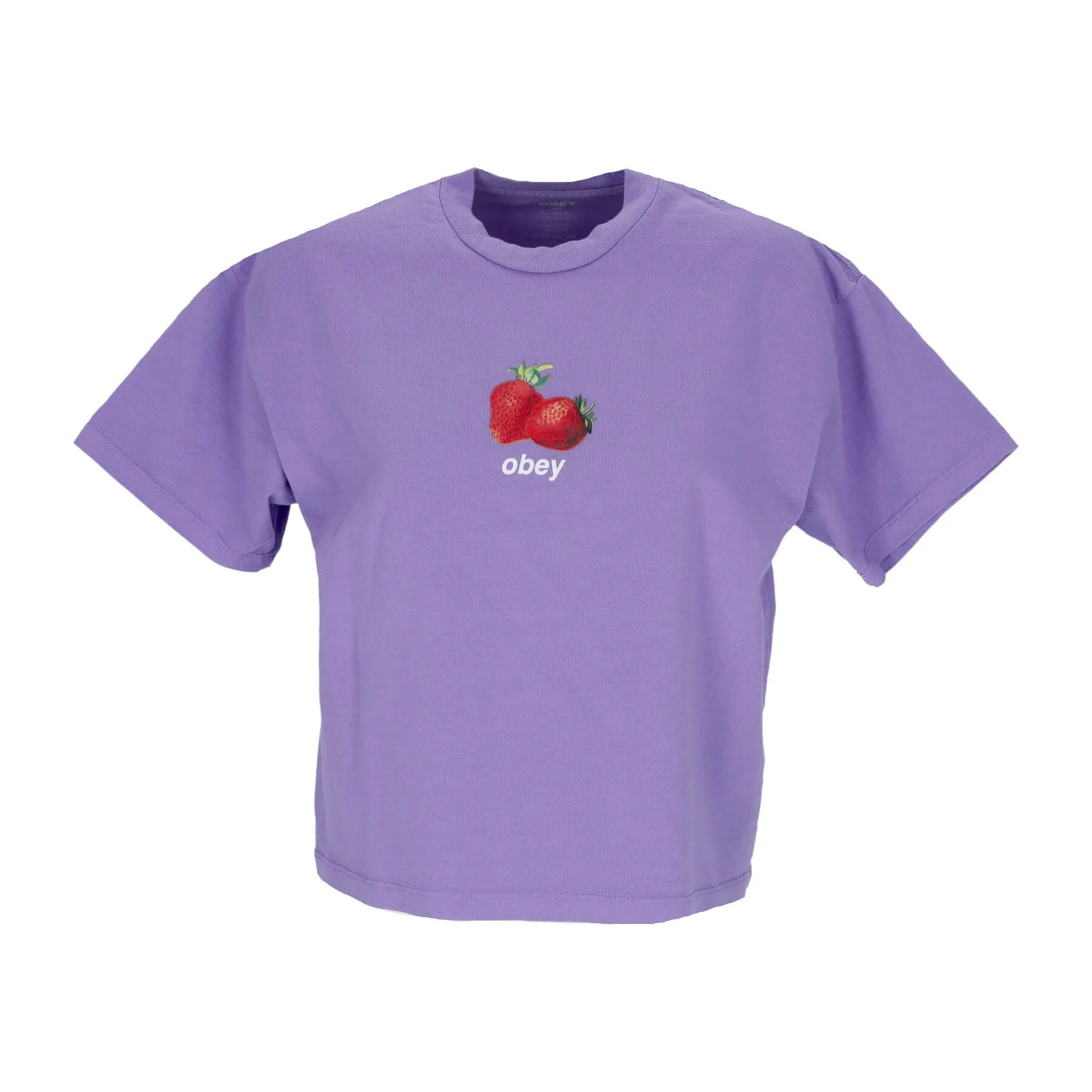 Maglietta Donna Garden Berries Crop Tee Lavender Silk