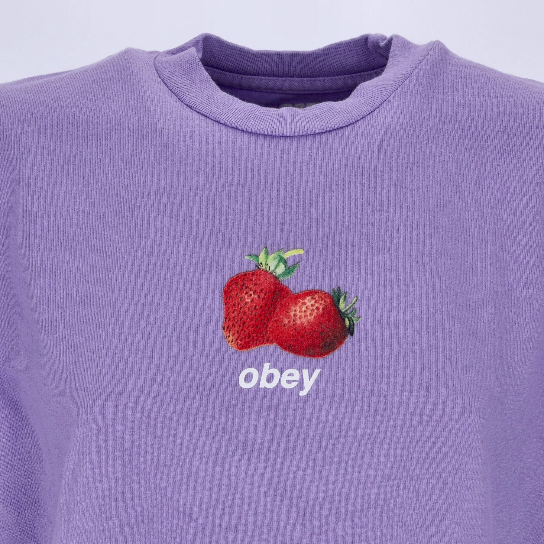 Maglietta Donna Garden Berries Crop Tee Lavender Silk