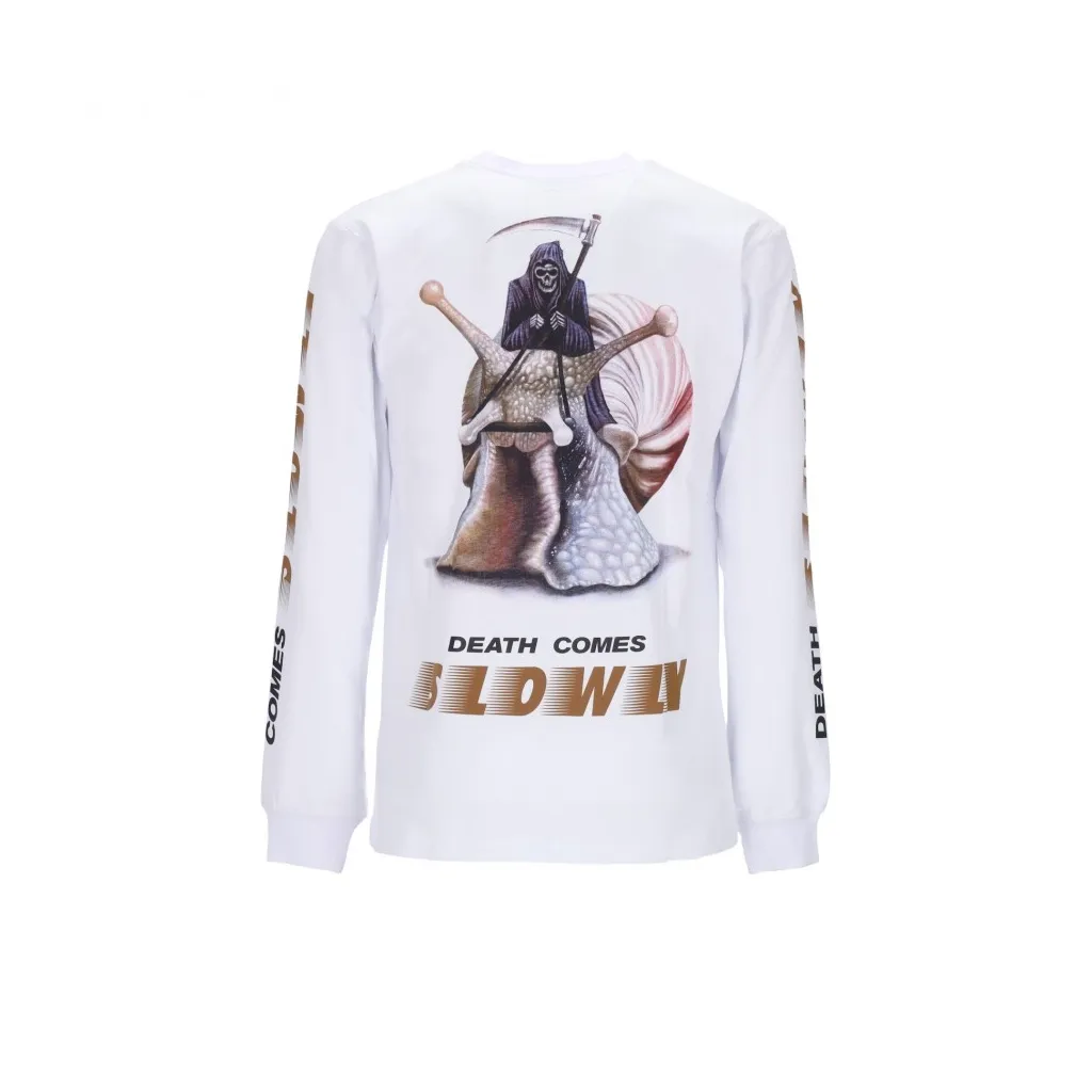 maglietta manica lunga uomo slowly l/s tee WHITE