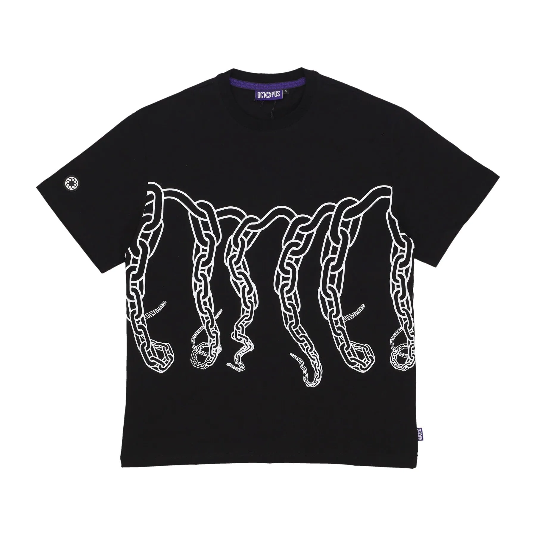 Maglietta Uomo Chain Tee Black