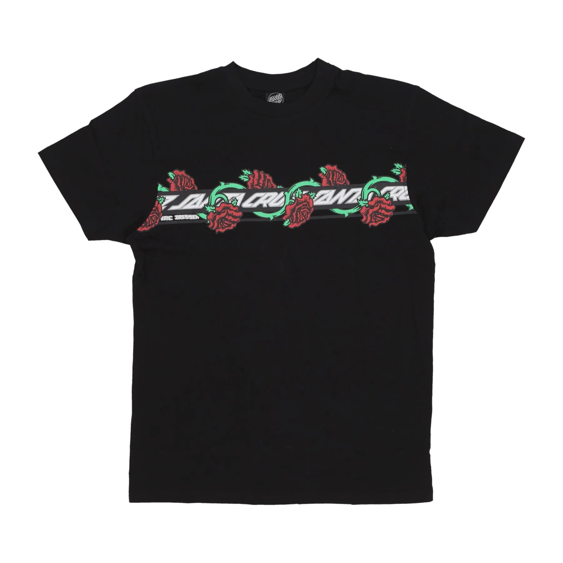 Maglietta Uomo Dressen Roses Ever Slick Tee Black