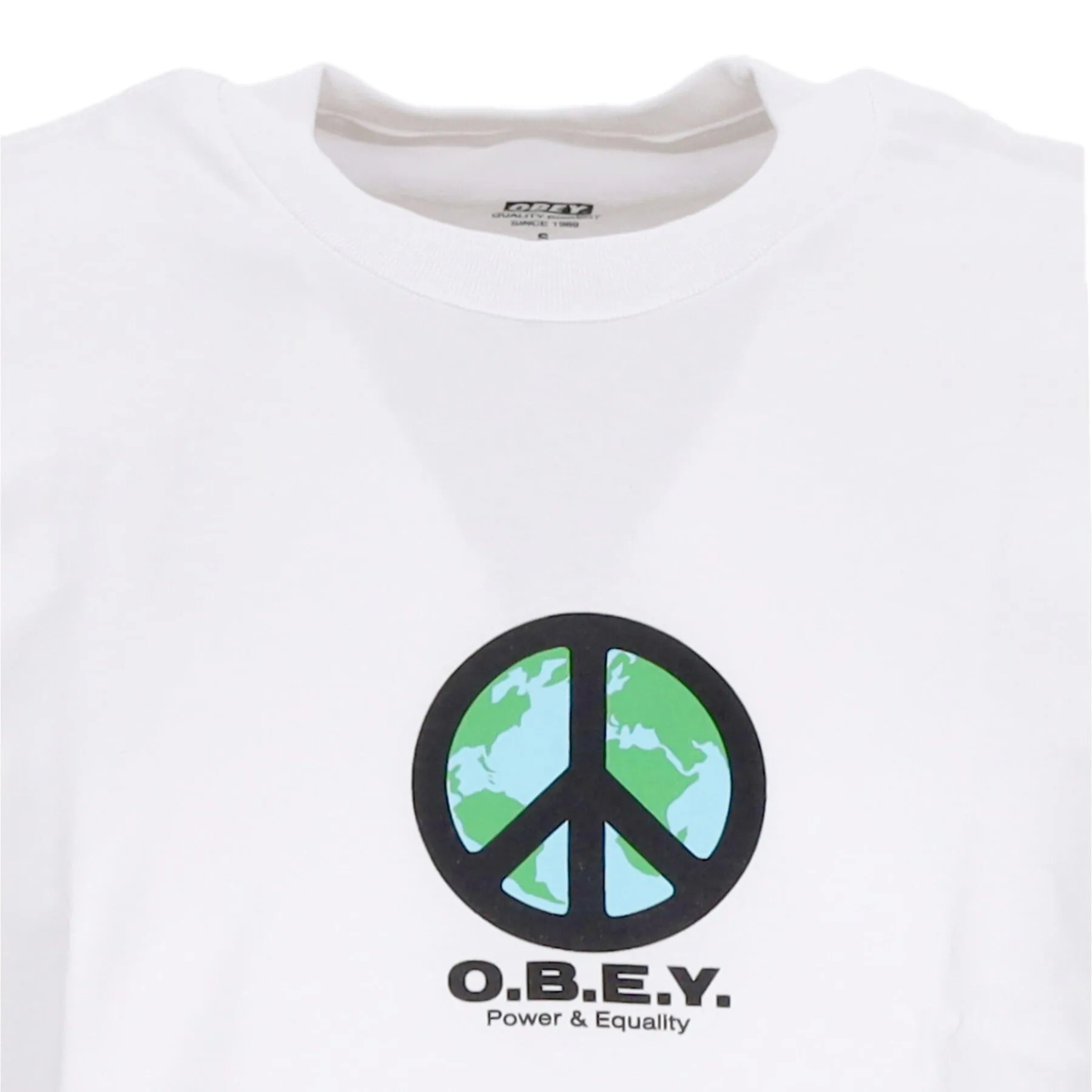 Maglietta Uomo Peace Punk Classic Tee White