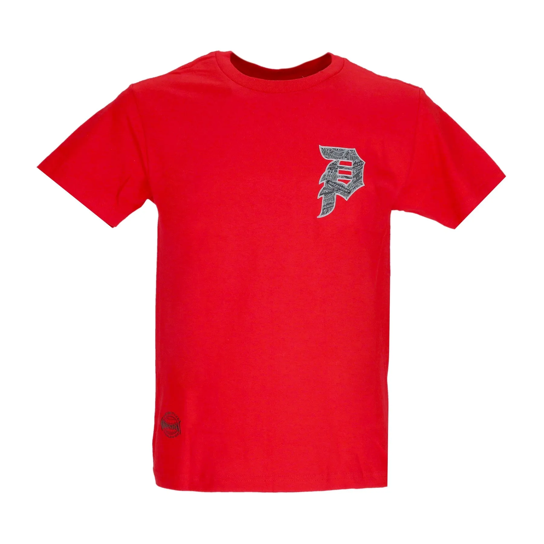 Maglietta Uomo Stickers Dirty P Tee X Independent Red