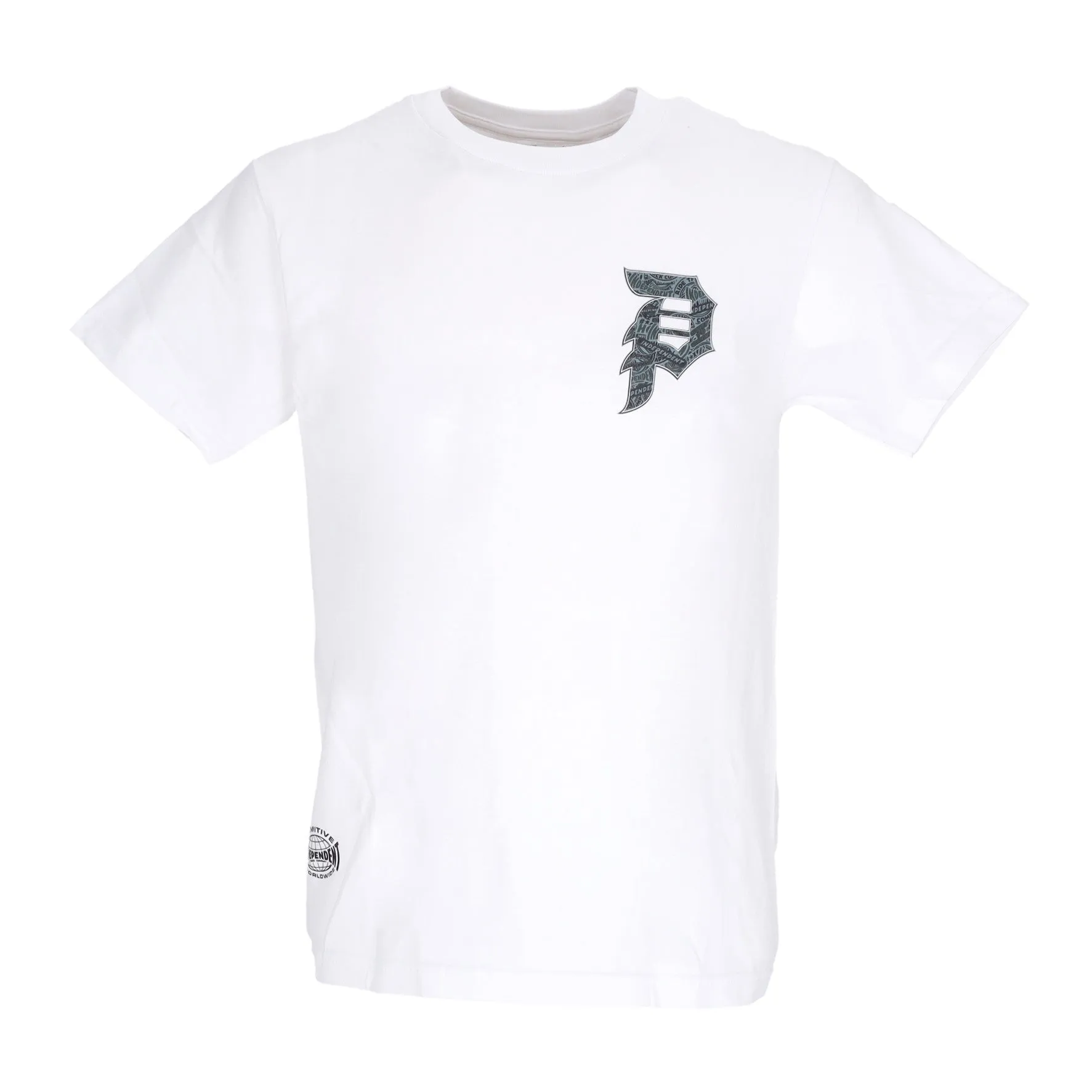 Maglietta Uomo Stickers Dirty P Tee X Independent White