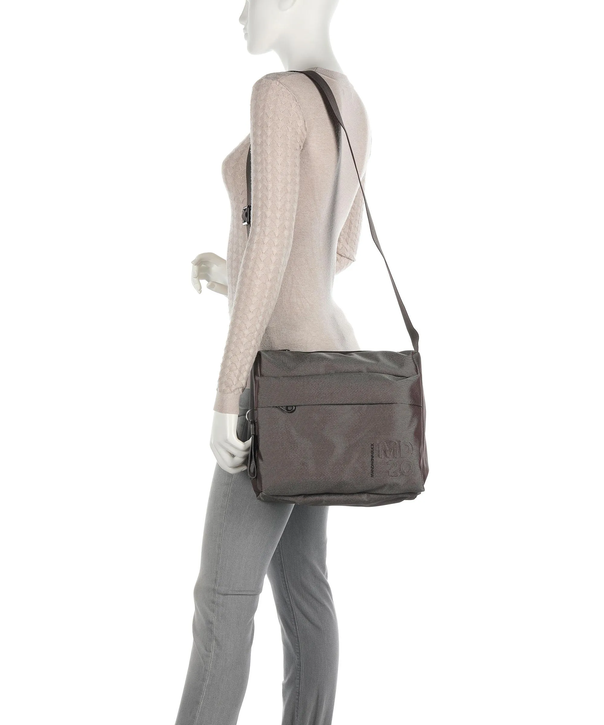  Mandarina Duck MD20 Borsa a spalla poliestere marrone scuro  