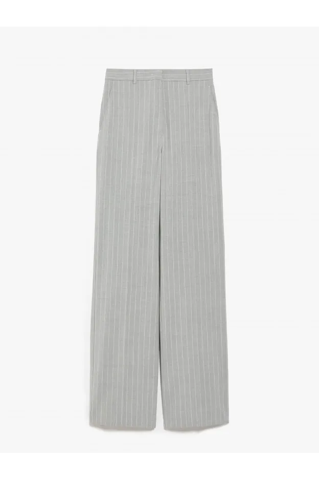 Max Mara Acino Pantalone in lana gessata