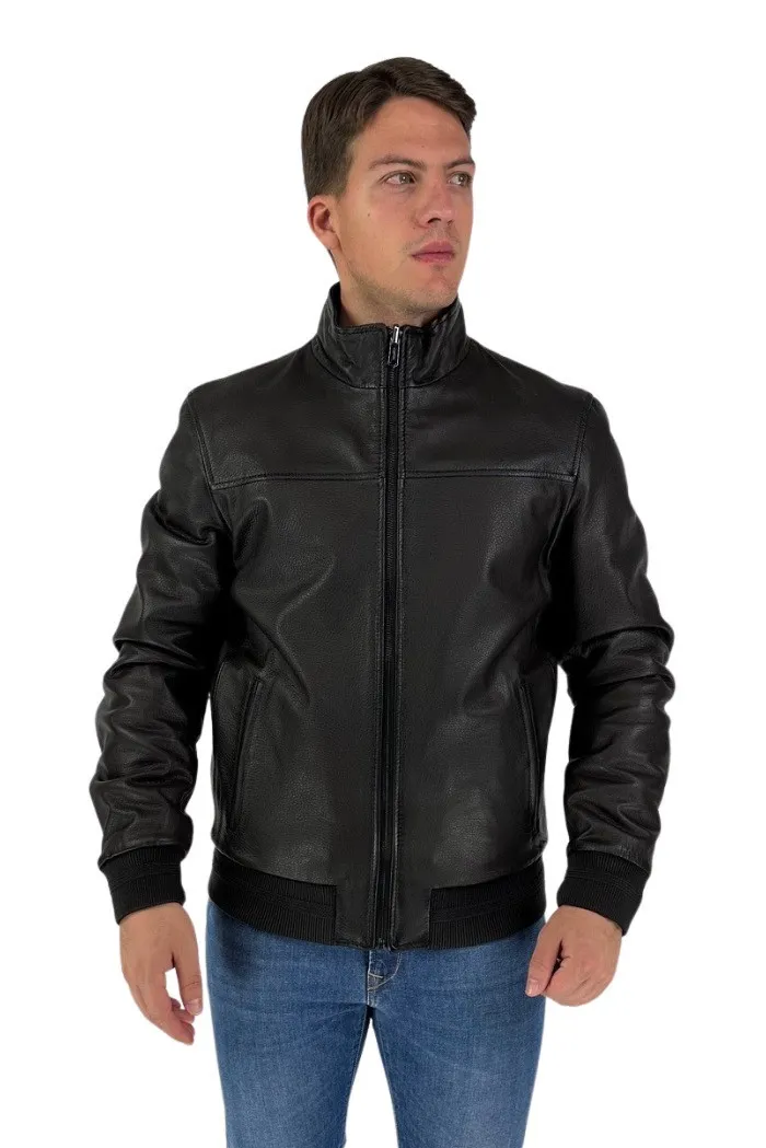 Milestone biker reversibile in vera pelle Gibson 20770 11gbsn