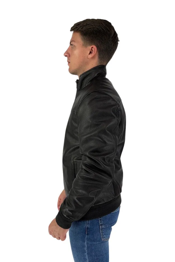 Milestone biker reversibile in vera pelle Gibson 20770 11gbsn