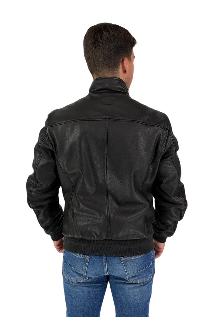 Milestone biker reversibile in vera pelle Gibson 20770 11gbsn