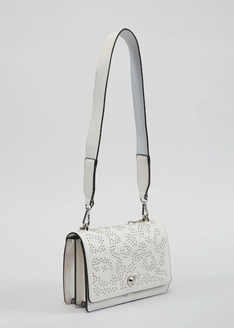 Mini bag con micro borchie