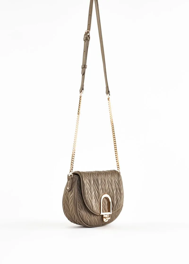 Mini bag con patta e girello