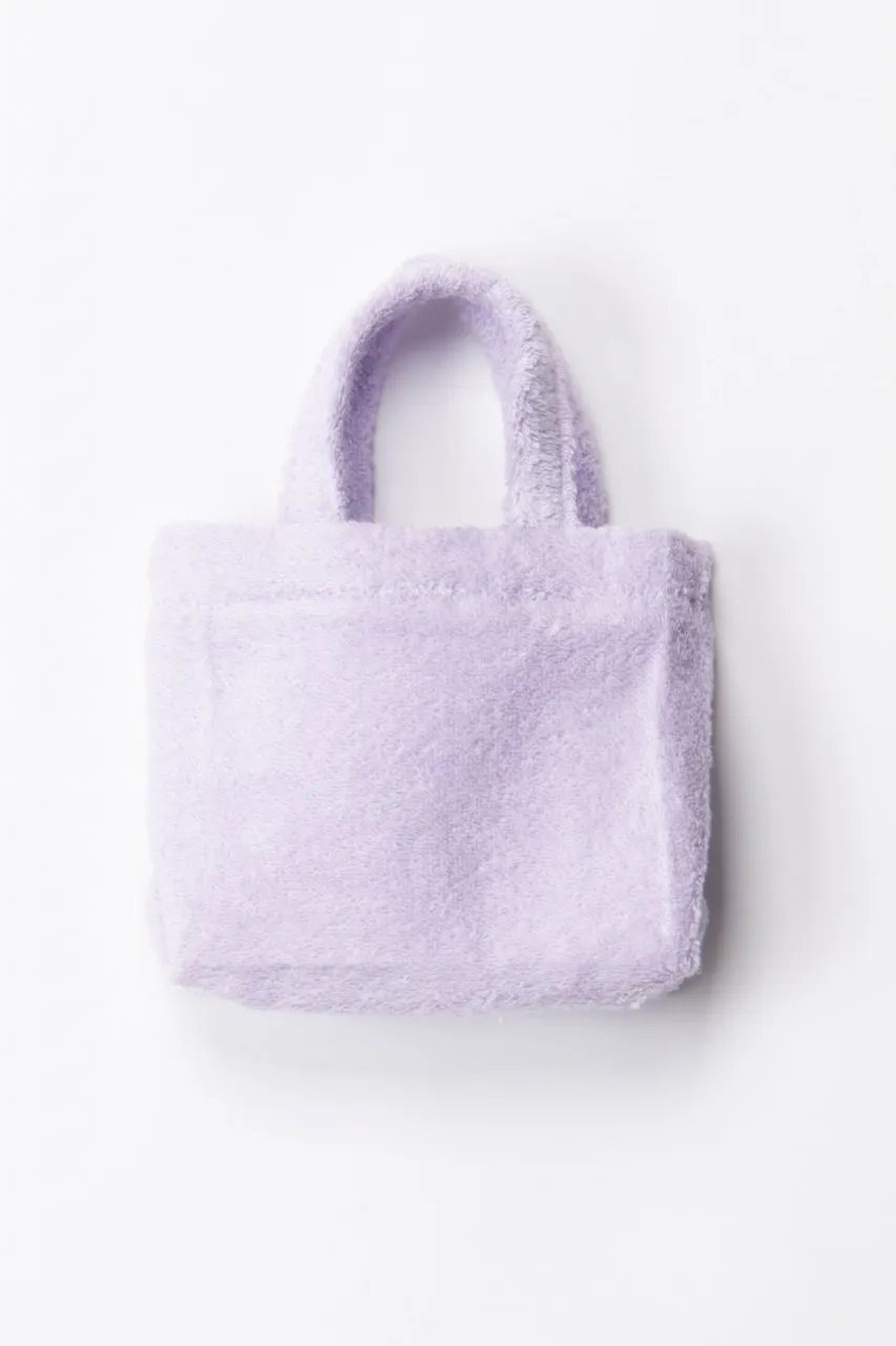 Mini borsa in spugna Viola